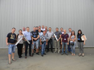 Участники экскурсии на производство радиаторов Алтермо